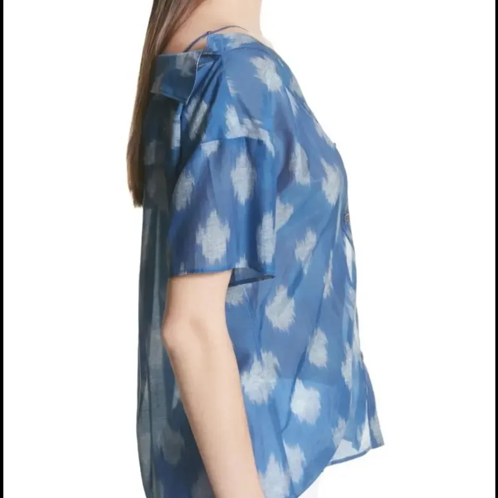Theory Tamalee SS Spot Ikat Top - Picture 3 of 12